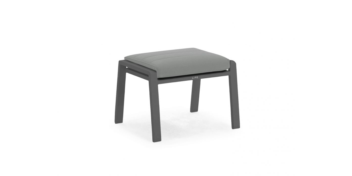 life Montana Fußhocker Relaxsessel lava Comforma steel