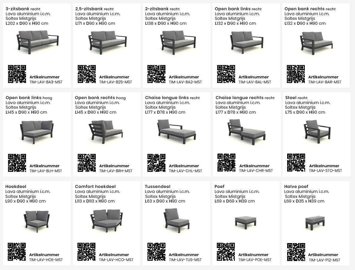 Timber Chaiselongue rechts