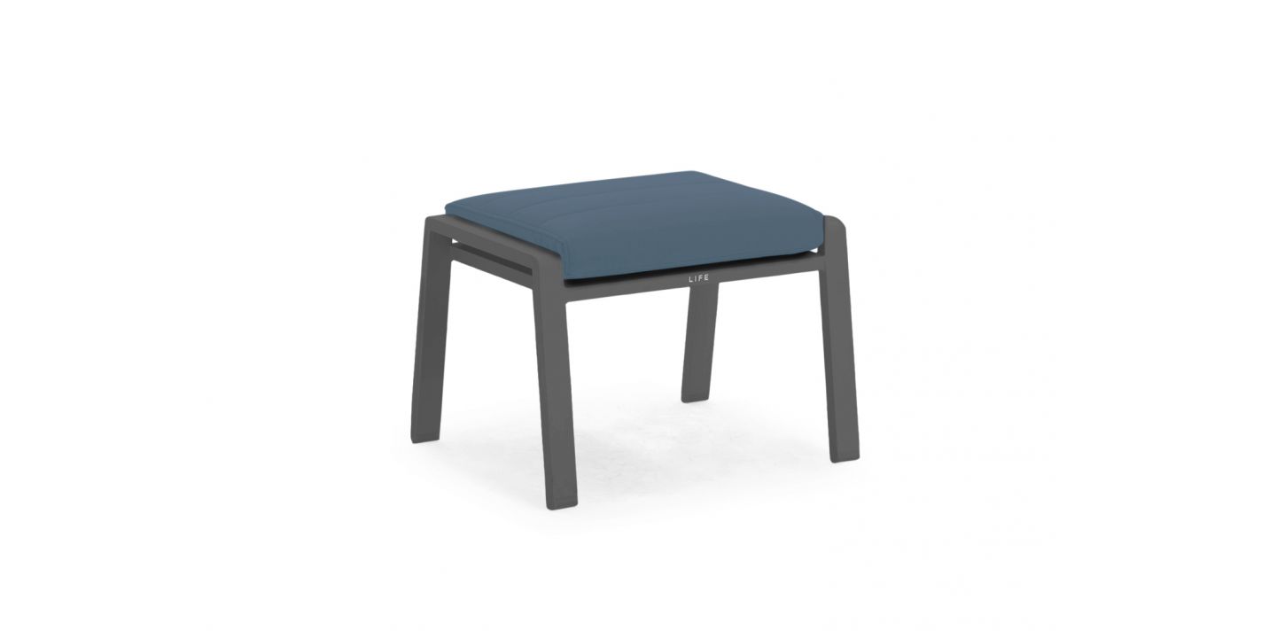 life Montana Fußhocker Relaxsessel lava Comforma blue