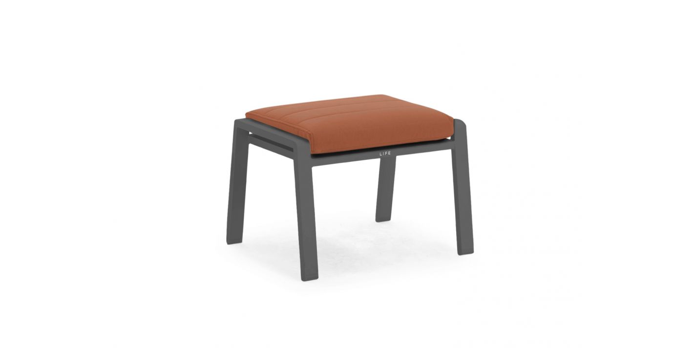 life Montana Fußhocker Relaxsessel lava Comforma coral