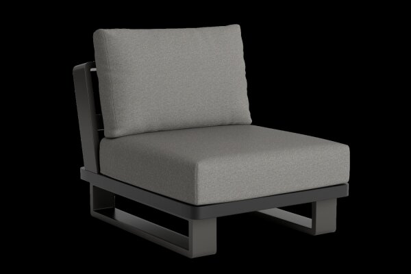 LIFE - Fitz Roy lounge lava/schwarz Erweiterung Soltex nebelgrau