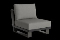 LIFE - Fitz Roy lounge lava/schwarz Erweiterung Soltex...