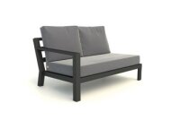 Life Timber Lounge lava offene Bank rechts Comforma sand