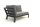 LIFE - Timber lounge lava 2-Sitz Bank rechts hohe Armlehne Comforma steel