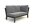 Life Timber Lounge lava offene Bank links hohe Armlehne All Weather mausgrau