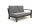 Timber Lounge Alu lava Bank mit Armlehne links All Weather Taupe