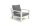 LIFE - Timber lounge weiß Sessel Comforma steel