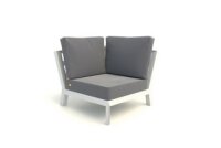 LIFE - Timber lounge weiß Ecke Comforma basalt