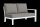 LIFE - Timber lounge weiß 2-Sitz Bank links Comforma steel