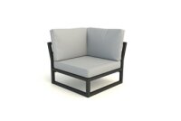 LIFE - Soho lounge lava/FSC robust Teak Ecke KD Soltex beige