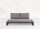 LIFE - Soho lounge lava/FSC robust Teak 2-Sitz Bank+Seitentisch KD Comforma steel