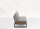 LIFE - Soho lounge lava/FSC robust Teak 2-Sitz Bank+Seitentisch KD Comforma steel