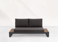 LIFE - Soho lounge lava/FSC robust Teak 2-Sitz...