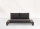 LIFE - Soho lounge lava/FSC robust Teak 2-Sitz Bank+Seitentisch KD Comforma basalt