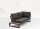 LIFE - Soho lounge lava/FSC robust Teak chaise longue rechts+Tisch KD Comforma basalt