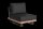 LIFE - Fitz Roy lounge lava/robust Teak Erweiterung Soltex graphit