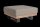 LIFE - Fitz Roy lounge lava/robust Teak Fußhocker Soltex beige