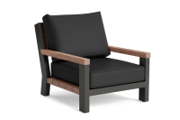 LIFE - Legend lounge lava - robust Teak - Sessel Soltex...