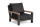 LIFE - Legend lounge lava - robust Teak - Sessel Soltex graphit
