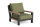 LIFE - Legend lounge lava - robust Teak - Sessel Soltex olivgrün