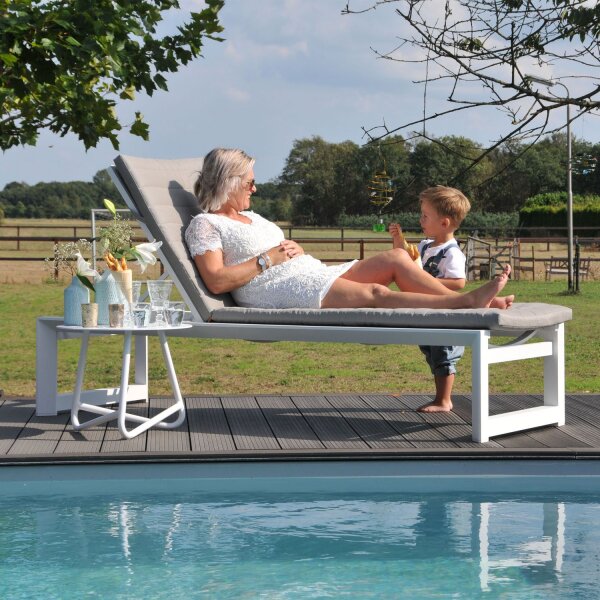 LIFE - Polster für Sonnenliegen lines All Weather khaki