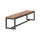 LIFE Gartenbank ALVARO 200x40 cm lava  Teak robust