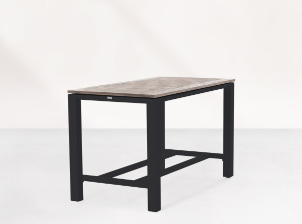 LIFE - Concept Bartisch lava 150x90 grau teak
