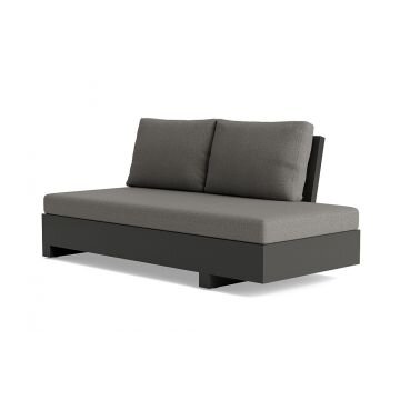 LIFE - Edge lounge lava 2,5-Sitzer Bank links KD Comforma steel