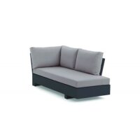 LIFE - Edge lounge lava 2,5-Sitz chaise links KD All...