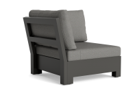 LIFE - Edge lounge lava Ecke KD Soltex nebelgrau