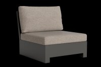 LIFE - Edge lounge lava Erweiterung KD Soltex beige