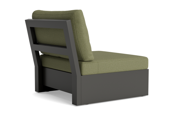 LIFE - Edge lounge lava Erweiterung KD Soltex olivgrün