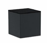 LIFE - Gili Pflanzkübel lava - 33x33x30cm - polywood schwarz