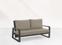 Life Montana Lounge verstellbar Lava/FSC robust Teak...
