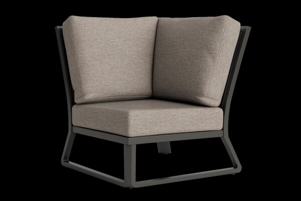 LIFE - Montana lounge lava Ecke Soltex beige