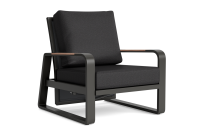 LIFE - Montana lounge verstellbar lava/FSC robust Teak...
