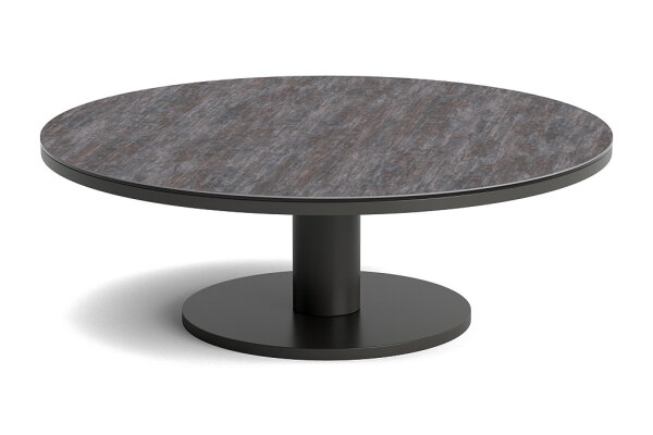 Life Oslo Loungetisch  lava R120cm - Keramik saphirblau