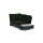 LIFE - Edge lounge lava/grau teak chaise mit Beistelltisch links KD All Weather moosgrün
