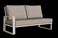 LIFE - Montana lounge beige/FSC robust Teak 2-Sitz Bank...