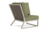 LIFE - Montana lounge beige Ecke Soltex olivgrün