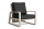LIFE - Montana lounge verstellbar beige/FSC robust Teak Sessel Soltex graphit