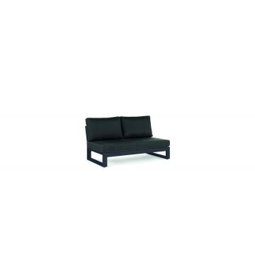 LIFE - Soho lounge lava 2-Sitz Erweiterung KD Comforma basalt
