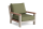 Life Legend Lounge beige - robust Teak - Sessel - Soltex olivegrün