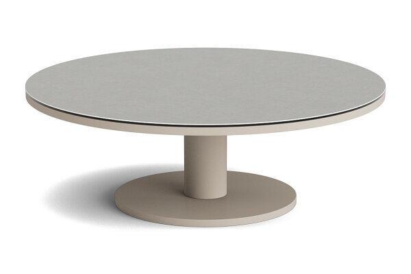 Life Oslo Loungetisch  beige R120cm - Keramik betonlook