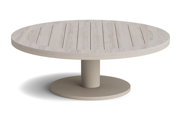 Life Oslo Loungetisch  beige R120cm - grey Teak