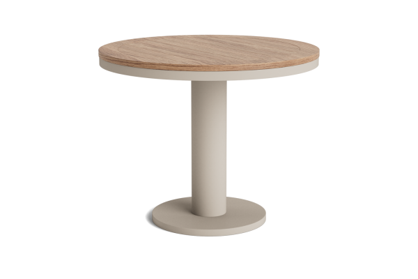 LIFE - Oslo Essisch beige 90 rund Concept robust Teak
