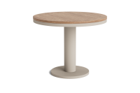 LIFE - Oslo Essisch beige 90 rund Concept robust Teak