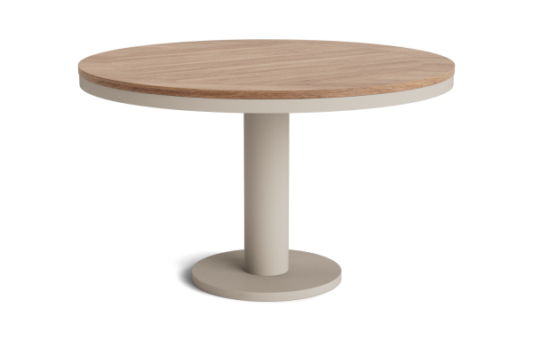 LIFE - Oslo Essisch beige 120 rund Concept robust Teak