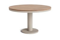 LIFE - Oslo Essisch beige 120 rund Concept robust Teak