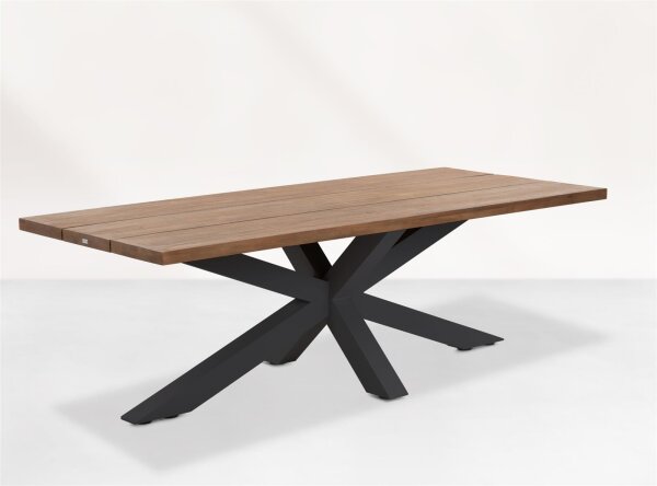 LIFE - Texas Essisch lava Kreuz groß 230x100 Texas robust Teak